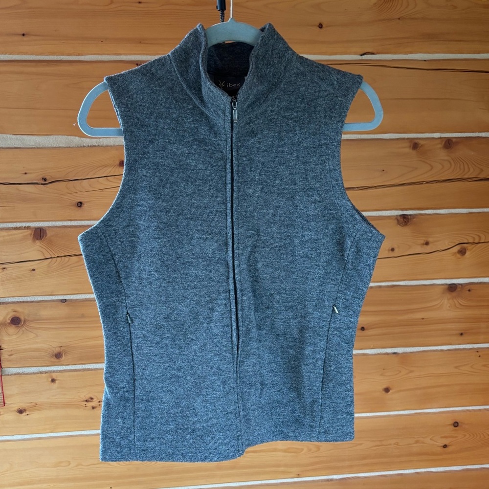Ibex Wool Vest Women’s Size Medium